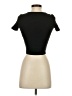 Zara Black Short Sleeve Top Size S - photo 2