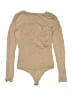 Privacy Please Tan Long Sleeve Top Size S - photo 2