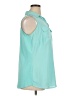 Architect 100% Polyester Teal Sleeveless Blouse Size 1X - photo 4