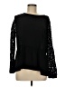 Ann Taylor LOFT Black Long Sleeve Blouse Size M - photo 1