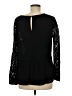 Ann Taylor LOFT Black Long Sleeve Blouse Size M - photo 2