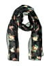 Unbranded 100% Polyester Floral Black Scarf One size - photo 1