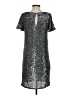 Ann Taylor Metallic Silver Cocktail Dress Size XXS - photo 1