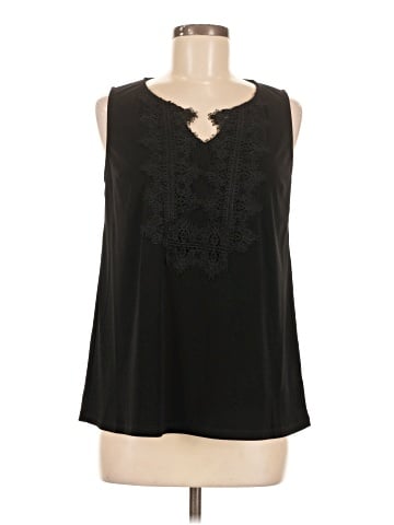 Roz & Ali Sleeveless Blouse (view 1)