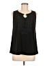 Roz & Ali Black Sleeveless Blouse Size M - photo 1