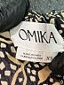 Omika 100% Viscose Paisley Gold Shorts Size XS - photo 3