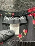 Giorgio Sant'Angelo 100% Polyester Floral Black Casual Skirt Size M - photo 4