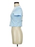 Shein Blue Short Sleeve Turtleneck Size 6 - photo 5