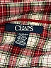 Chaps Checkered-gingham Burgundy Long Sleeve Button-Down Shirt Size XL - photo 7