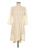 Chico's Ivory Casual Dress Size Med (1) - photo 1