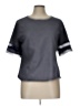 Cathy 100% Cotton Gray Short Sleeve Top Size L - photo 1