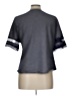 Cathy 100% Cotton Gray Short Sleeve Top Size L - photo 2