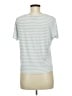 Green Envelope Stripes Silver Short Sleeve T-Shirt Size M - photo 2