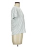Green Envelope Stripes Silver Short Sleeve T-Shirt Size M - photo 4