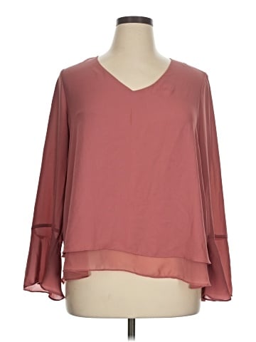 LC Lauren Conrad 3/4 Sleeve Blouse (view 1)