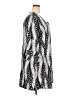 NORACORA 100% Polyester Chevron-herringbone Silver Casual Dress Size XXL - photo 4