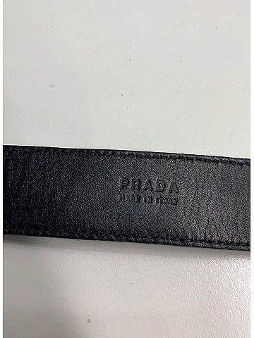Prada Croc Embossed Leather Belt (view 2)
