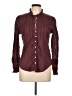 Faherty Burgundy Long Sleeve Blouse Size L - photo 1