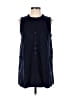 fat face Blue Sleeveless Button-Down Shirt Size 6 - photo 1