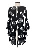 Kaari Blue 100% Rayon Black 3/4 Sleeve Blouse Size XS - photo 2
