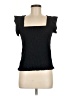 Scotch & Soda 100% Polyester Black Short Sleeve Top Size Med (2) - photo 1