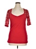 Torrid Red Short Sleeve Top Size 1X Plus (1) - photo 1