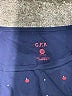 Cfk Polka Dots Blue 3/4 Sleeve Top Size 10 - photo 3