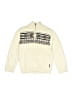 CALVIN KLEIN JEANS Argyle Damask Fair Isle Ivory Pullover Sweater Size 6 - photo 1