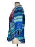 Funsport Blue 3/4 Sleeve Blouse Size L - photo 5