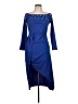 Shein Blue Cocktail Dress Size L - photo 1