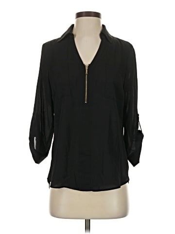By & By 3/4 Sleeve Blouse (view 1)