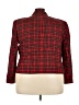 Pendleton 100% Wool Plaid Red Wool Blazer Size 22 - photo 2