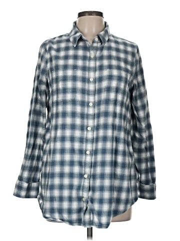 Caslon Long Sleeve Button-Down Shirt (view 1)