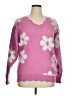 Unbranded Floral Pink Pullover Sweater Size XL - photo 1