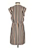 Leith 100% Polyester Stripes Tan Casual Dress Size XXS - photo 2