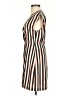Leith 100% Polyester Stripes Tan Casual Dress Size XXS - photo 5
