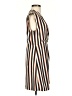 Leith 100% Polyester Stripes Tan Casual Dress Size XXS - photo 4
