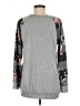 Heimish U.S.A Floral Gray Pullover Sweater Size M - photo 2