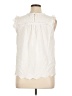 Torrid Ivory Sleeveless Blouse Size 1X Plus (1) - photo 2