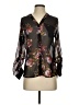 Kut from the Kloth 100% Polyester Floral Black 3/4 Sleeve Blouse Size XS - photo 1