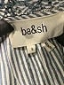 BA&SH Stripes Gray Long Sleeve Button-Down Shirt Size Sm (1) - photo 7