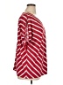 Croft & Barrow Stripes Red Short Sleeve Blouse Size 0X - photo 4