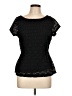 Banana Republic Black Short Sleeve Top Size 12 - photo 1