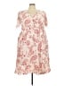 Torrid 100% Rayon Paisley Ivory Cocktail Dress Size 2X Plus (2) - photo 1