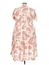 Torrid 100% Rayon Paisley Ivory Cocktail Dress Size 2X Plus (2) - photo 2