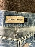 Facade Patten 100% Cotton Blue Jeans Size S - photo 3