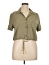 Moa Moa Green Short Sleeve Blouse Size XL - photo 1