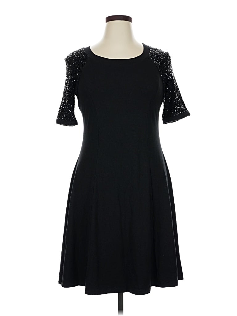 Pre-owned Karen Kane Cocktail Dress In Black