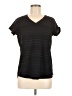 Xersion Stripes Black Short Sleeve T-Shirt Size M - photo 1