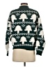 Moment 100% Polyester Print Green Pullover Sweater Size S - photo 2